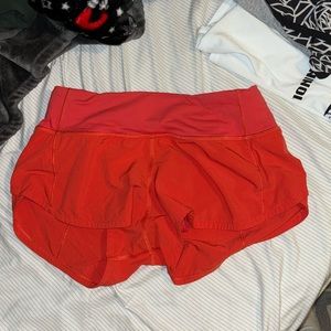 lululemon 2.5 speed up shorts size 2